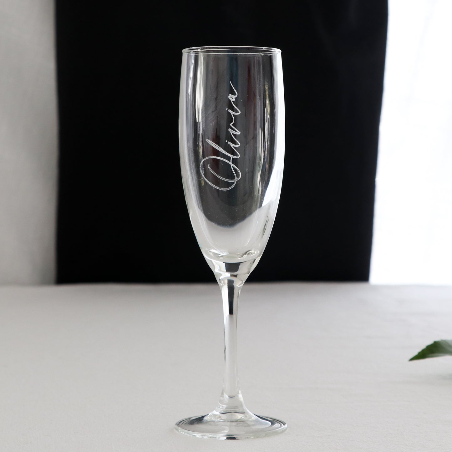 Personalised Name Champagne Glass