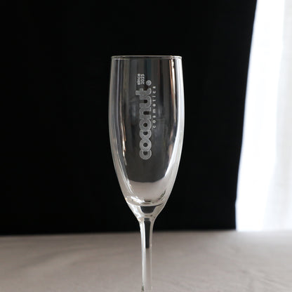 Custom Engraved Corporate Champagne Glass