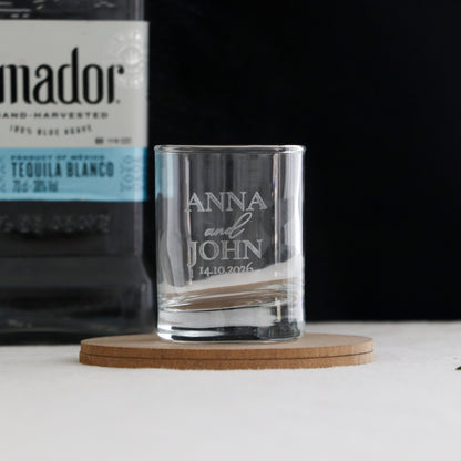 100 x Engraved Wedding Shot Glass